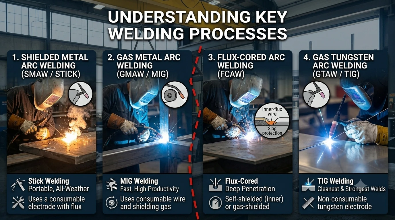 Different Types of Welding Processes Explained